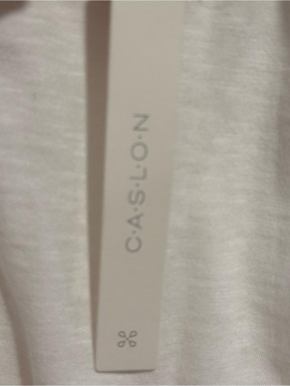 NWT! Caslon White V-Neck Pocket Tee - Picture 4 of 4